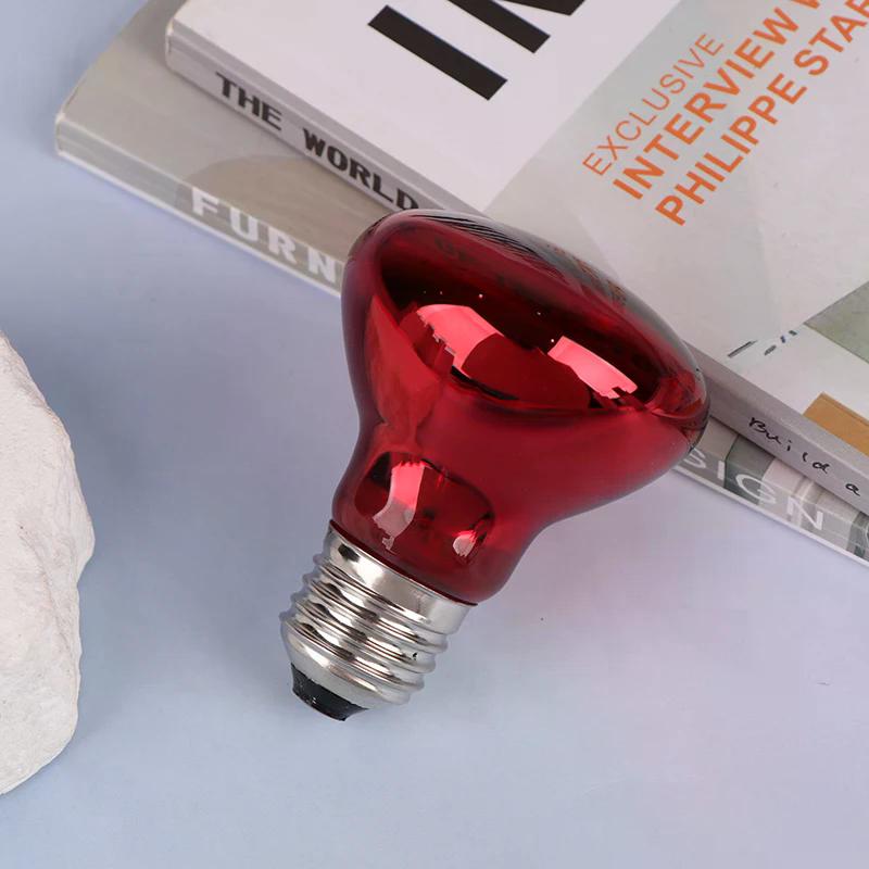 25/40/50/60/75/100W E27 UVA Poultry Bulb Infrared Night Light Day Poultry Heating Bulb For Plants Amphibians Reptile Pets