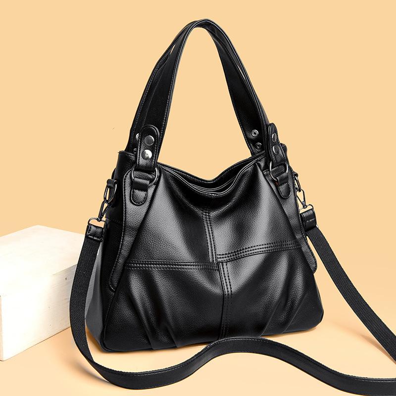 Damenhandtasche, Tasche für Frauen mittleren Alters, Neue Tragetasche, Damenhandtasche, Große Kapazität Achsel-Umhängetasche, Vielseitige Umhängetasche