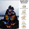 1pc Butterfly Print Blanket Lightweight Flannel Blanket Throw Blanket For Sofa, Bed, Travel, Camping, Livingroom, Office, Couch, Chair, And Bed yy2510