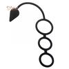 LOL Männer Zeitverzögerung Drei Ring Schwanz Penis Lock Anal Butt Plug Prostata Massager Sex Spielzeug