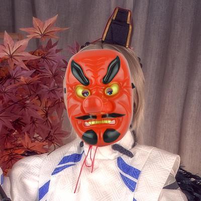 Japanese Tengu Mask Cosplay Props for Stage Performance Dressing Up Carnival