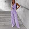 2024 Women's Cross-Border Fashion Vest & Casual Set
