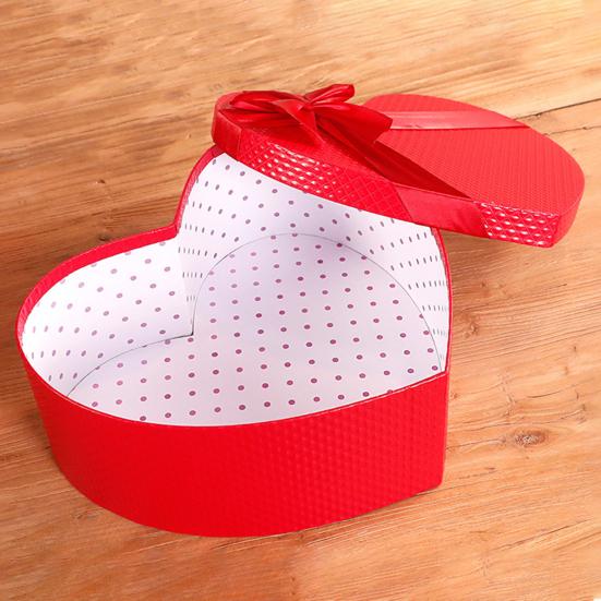 Gift Box with Bowknot Multi-Purpose Paper Flowers Heads Packaging Box for Birthday