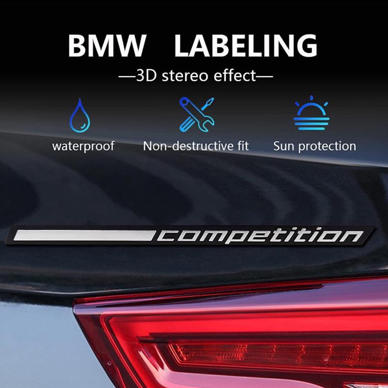 Verwandelt X1, MX3, MX4, MX5 und MX6M in das Competition Thunder Edition Logo M1, M3, M5, M4, M6.