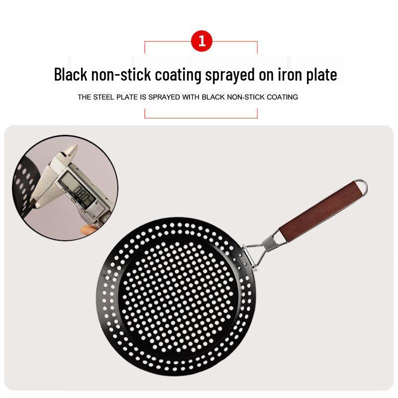 UOSU Outdoor Foldable Non-stick BBQ Grill Pan