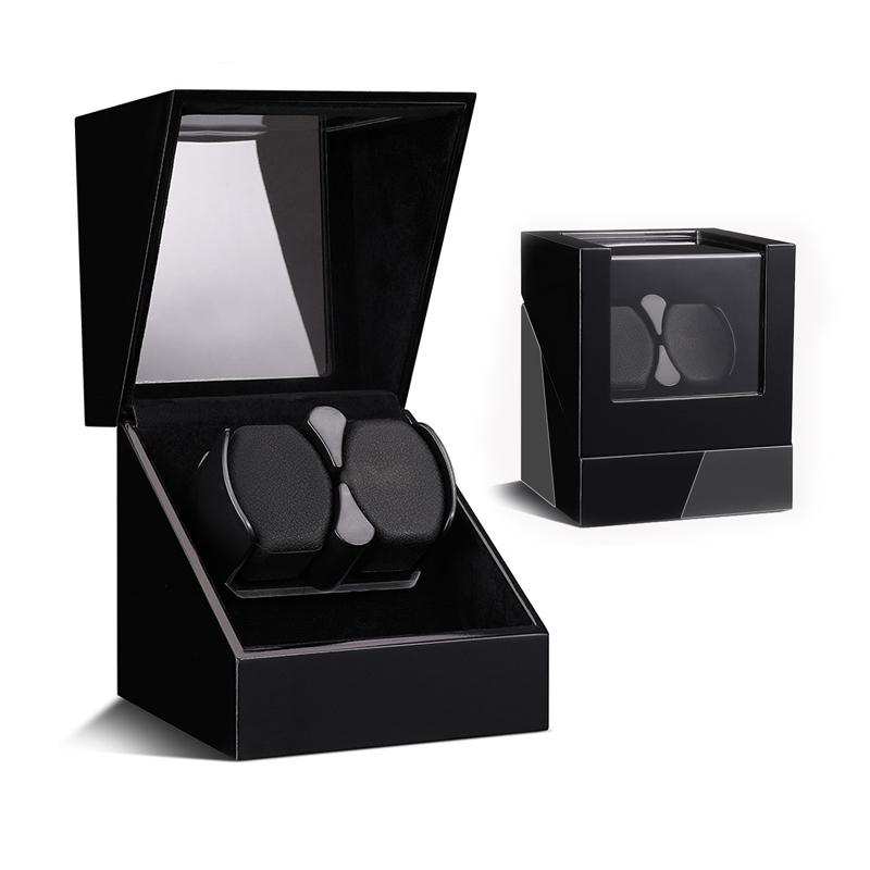 Watch Winder Box for Automatic Watches Mechanics Watch Box Automatic Winder Use USB Cable / with Battery Option Wooden Box