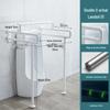 Double U-Shaped Urinal Safety Handrail
