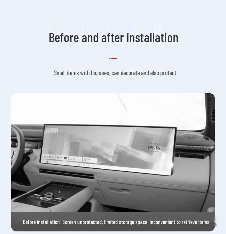 Lynk & Co 900 Screen Silicone Dustproof Storage Holder