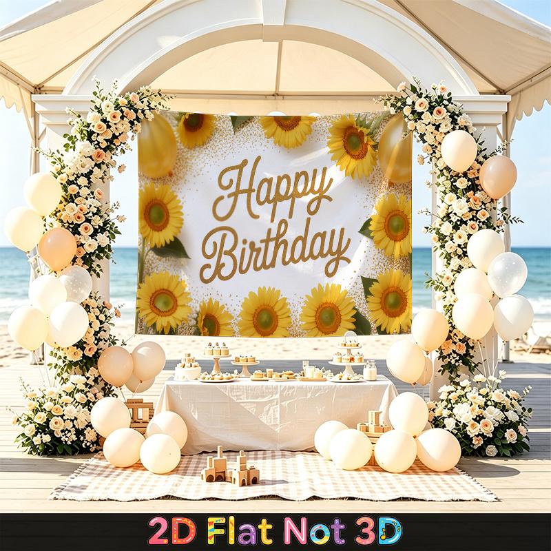 Party Backdrop Happy Birthday Birthday Photo Booth Background Front Door Decor