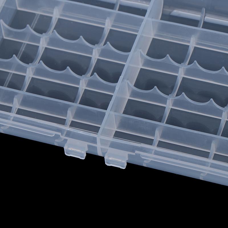Suport util pentru cutie de cutie pentru baterii din plastic dur 1X Depozitare pentru 10 baterii Aa/Aaa