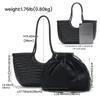 JOGUJOS Genuine Leather Retro Underarm Tote Bag for Women