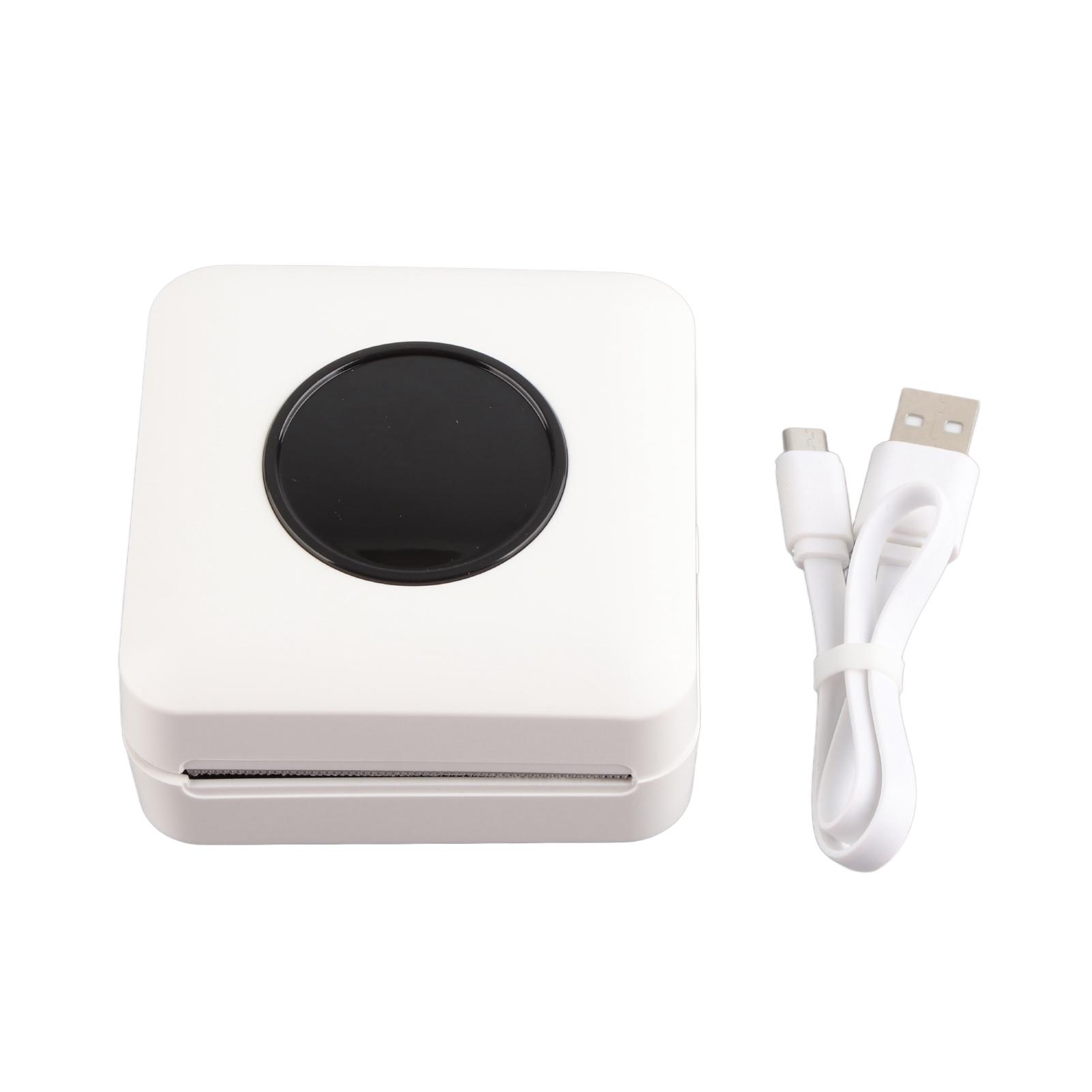 

Мини карманный принтер Bluetooth термопринтер портативный студент неправильное упражнение фотопечать White