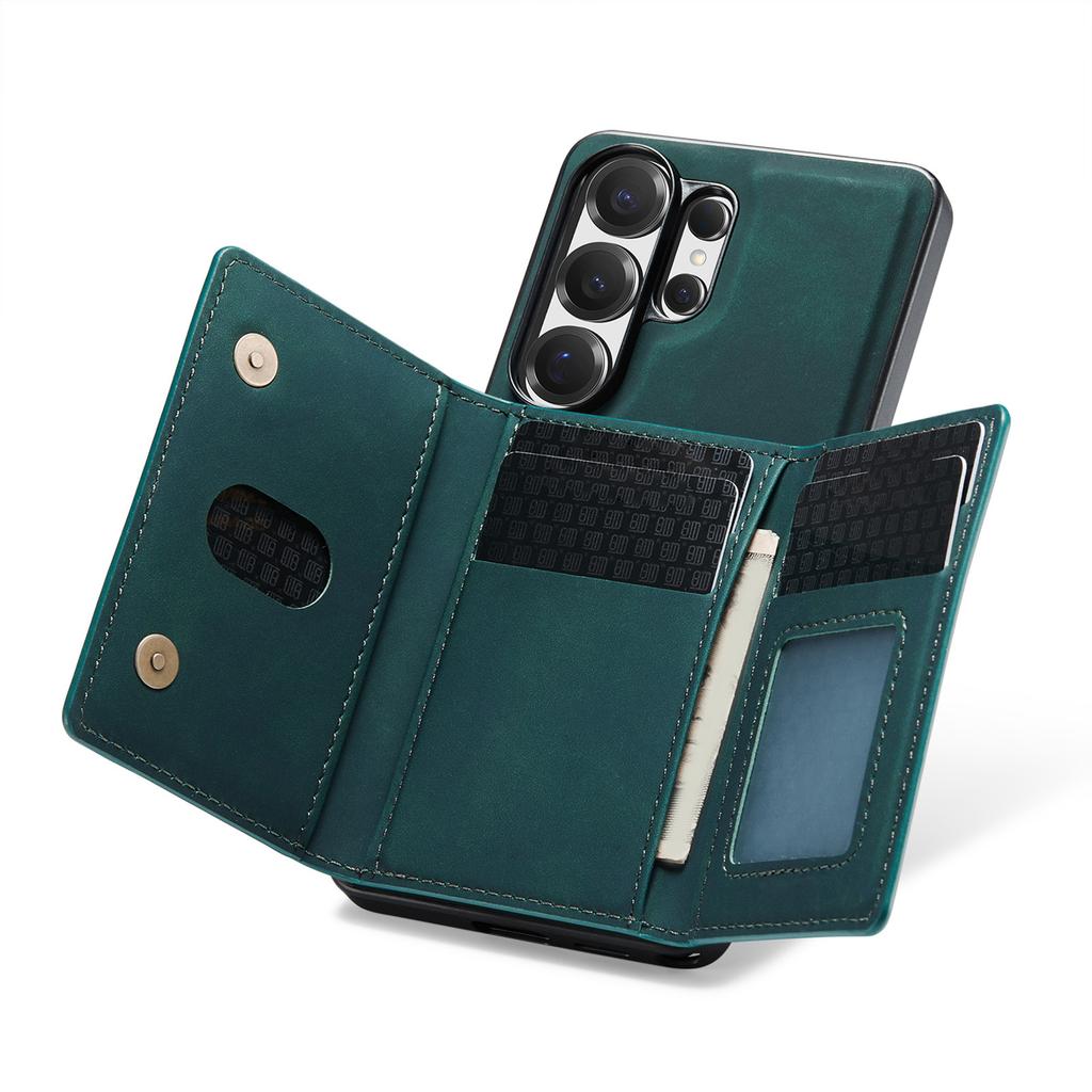 Phone Case Magnetic Detachable Wallet Card Holder Stand Cover Fit for Samsung S26 Series