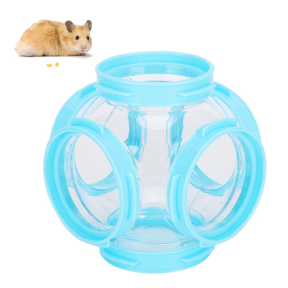 2 Stück Hamster Externer Rohrleitungs-Tunnel-Fittings-Schlauch Übungskäfig Trainingslinien-Zubehör