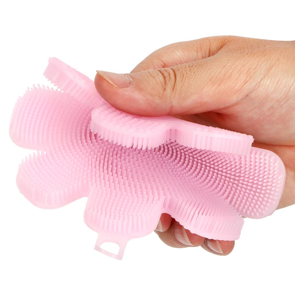 Multifunction Silicone Dish Washing Brush Bowl Pot Pan Wash Cleaning Brush Heat Resistant Mat