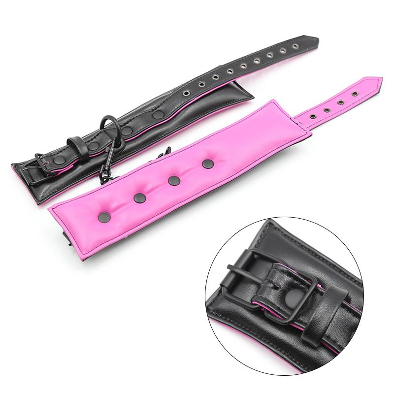 Miękka regulowana gąbka igła klamra kajdanki kostki mankiet kołnierz ograniczenia BDSM zabawki ograniczenia seks erotyczny Bondage