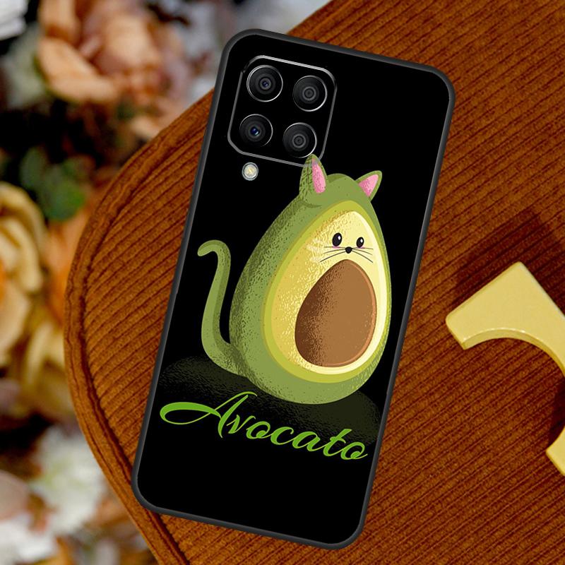 Funny Cartoon Avocado For Samsung Galaxy M14 M34 M54 M12 M32 M52 M53 M33 M13 M20 M15 M55 M31s M30s M21 M51 Case