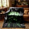 Hero Power Breaks Through Throws Blanket Flannel Blankets Plush for Couch Bed Gifts for Men Women Travel picnic blanket Christmas fan gifts
