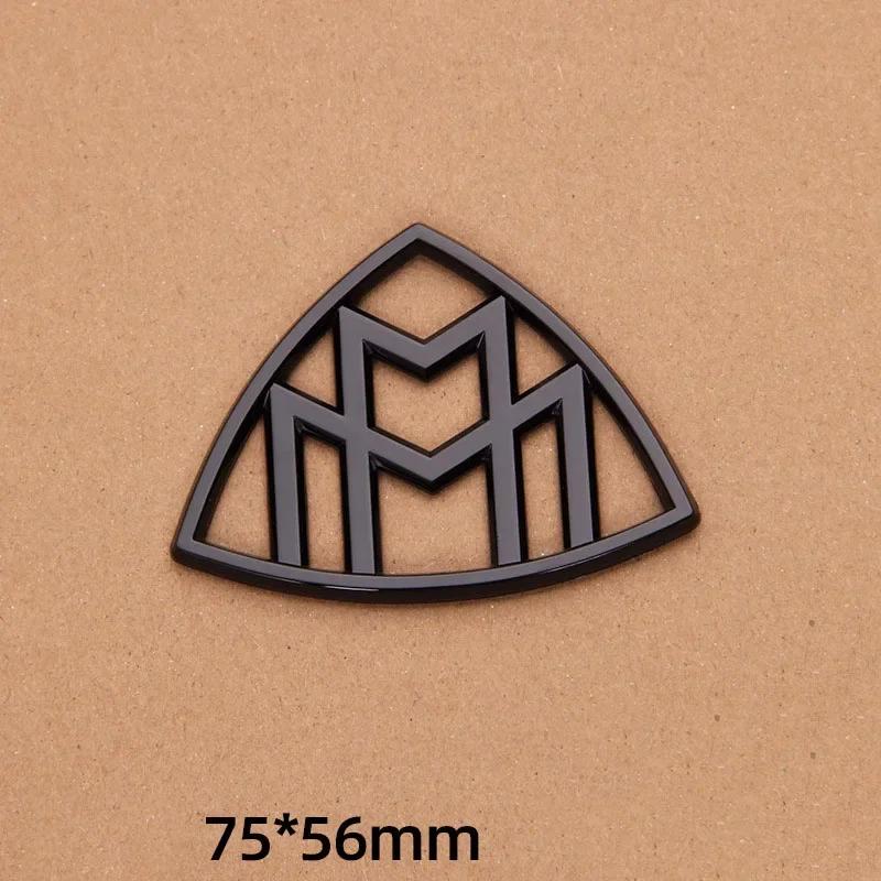

Car Sticker ABS Car Emblem for Mercedes Benz Maybach S400 S500 S600 C-pillar Side Rear Triangle Trunk Badge Logo Sticker Chrome Maybach badge 1pc