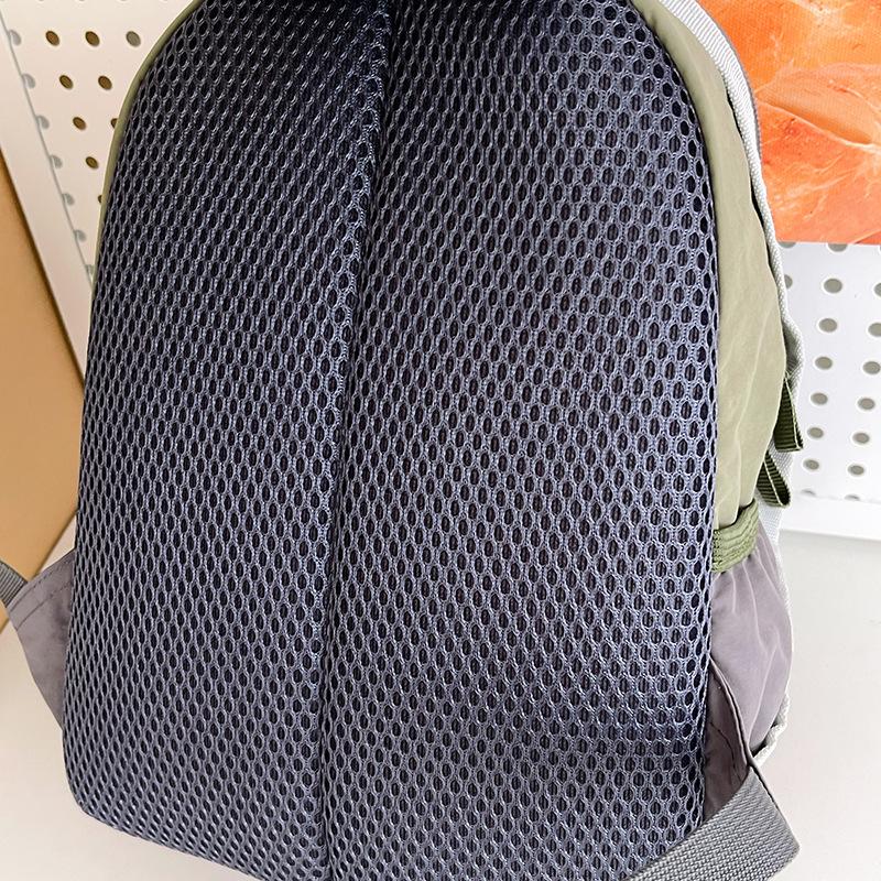 Outdoor Backpack Contrast Color Backpack Student Small Backpack Lightweight Travel Bag