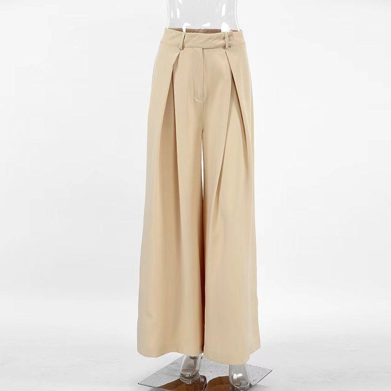 Fashion Style New Design Sense High Waist Temperament Mop Casual Pants High Waisted Casual Pants