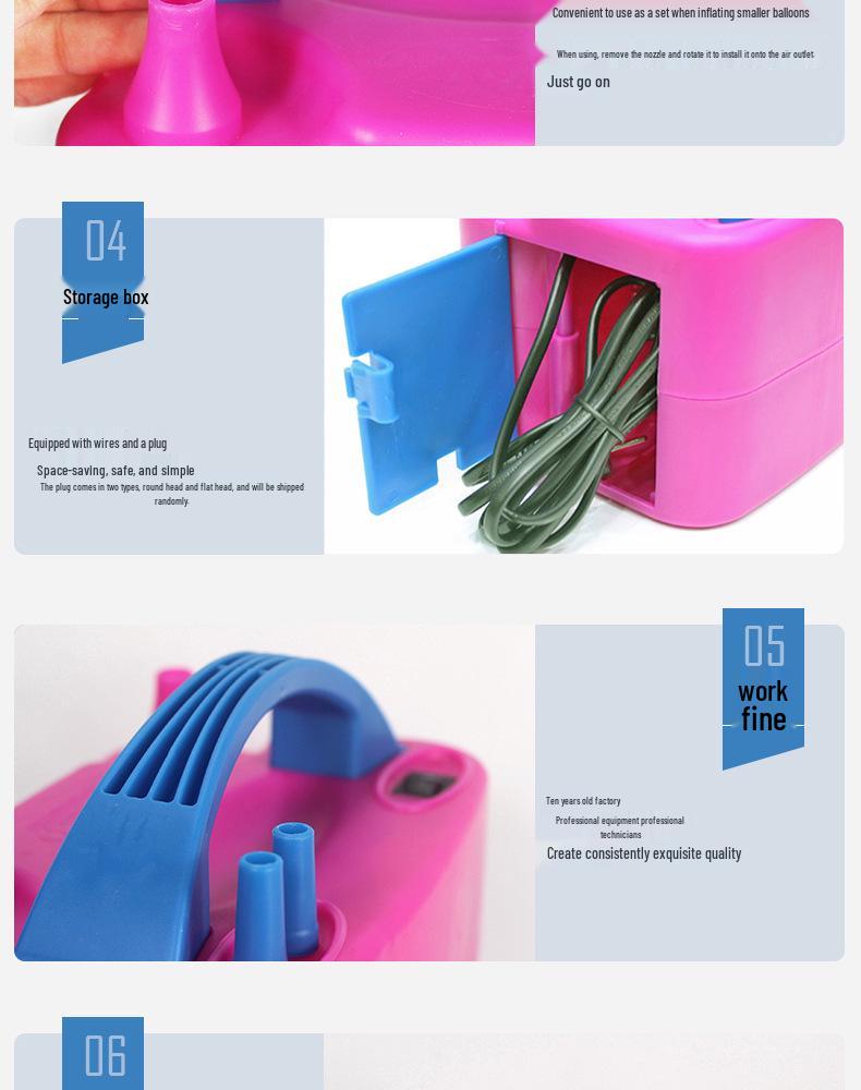 Automatic Electric Balloon Air Pump Inflator Machine