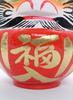 Takasaki Daruma Size Celebrating Health and Figurine/Object, Red, 6, 20x19x22cm, Longevity, HKDM-6-RE-7