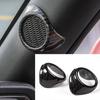 Carbon Fiber A-Pillar Sound Speaker Decor Cover Trim Frame for Ford Mustang 15+