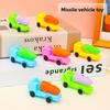 Toy Mini Model Missile Truck Kids Cartoon Playset For Outdoor Activities Gift