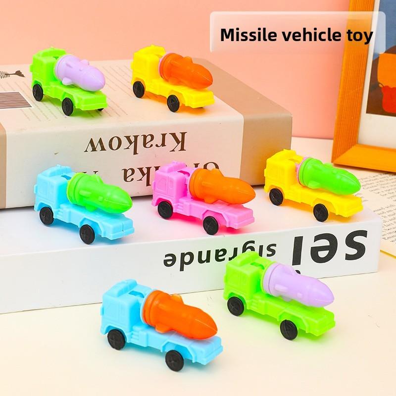Toy Mini Model Missile Truck Kids Cartoon Playset For Outdoor Activities Gift