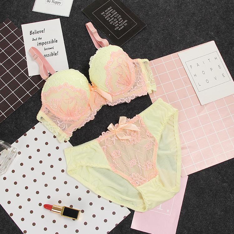 Macaron Lace Bra and Panty Set - Sexy, Supportive Women's Underwear