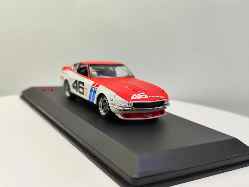 GreenLight 1:43 1971 BRE Datsun 240Z #46 Simulation Alloy Car Model Toy Collection Ornament Children's Birthday Gift