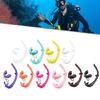 Diving Snorkel Flexible Rolls Up Silicone Snorkel with Compacts Storage Case for Spearfishing, Freediving, Snorkeling