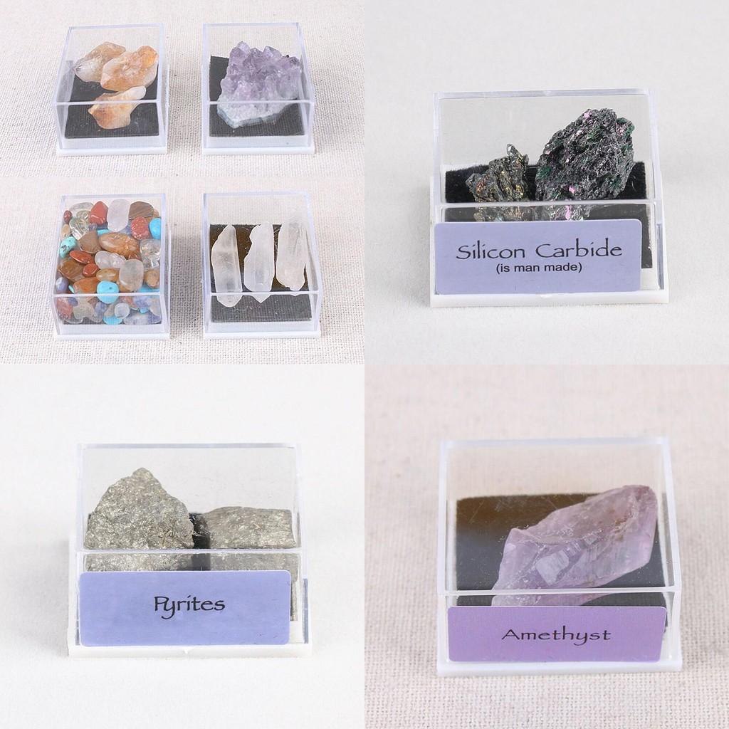 Beautiful Mixed Natural Rough Stones And Rose Quartz Crystal Mineral Rocks Collection
