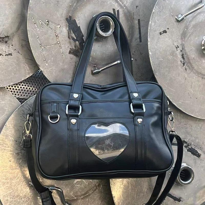 Modische und lässige College-Pendler-Damentasche Anime 2D Umhänge-Einzelschultertasche