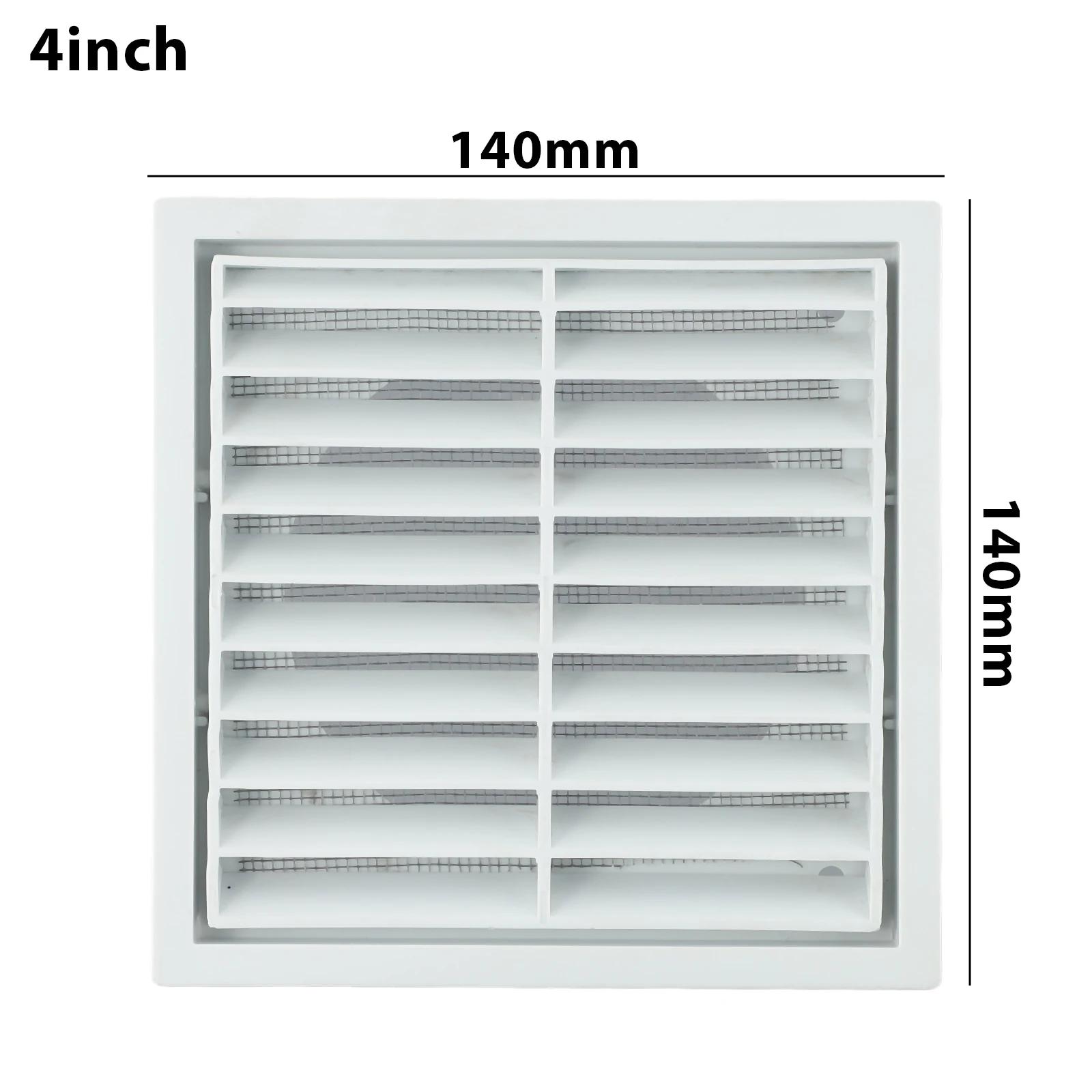 

Air Vent Grille Ventilation Grille 100/150/200MM PP Grille Air Outlet Fresh Air Exhaust Outlet Ventilator Mesh Ducting Cover