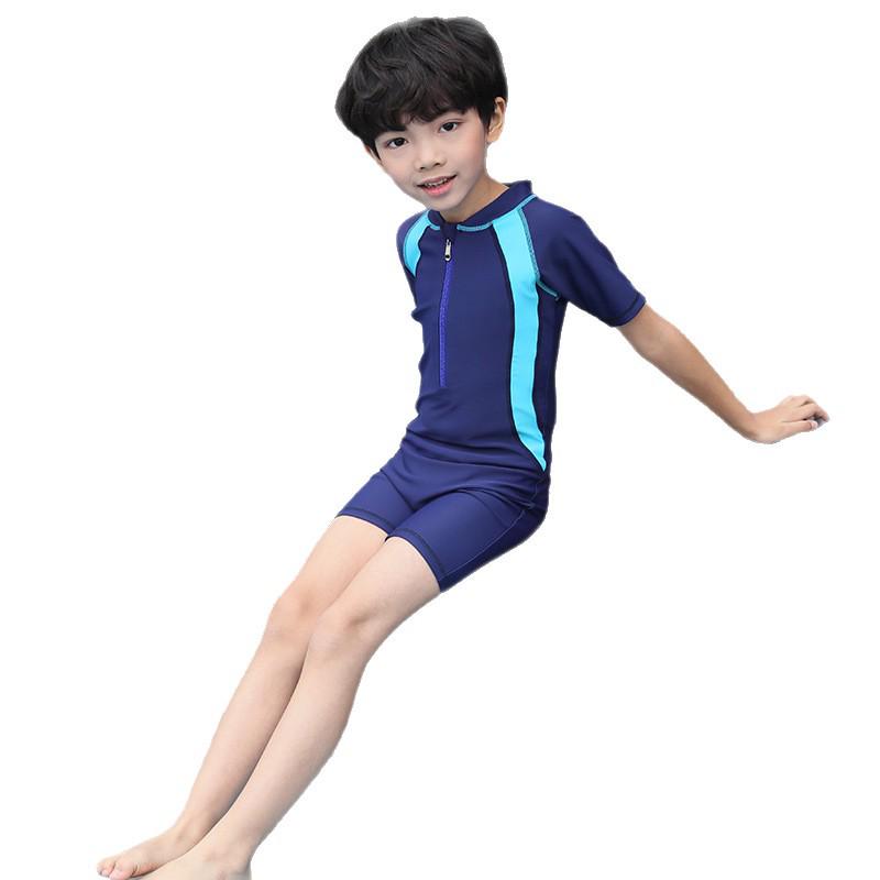Costume da bagno intero a maniche corte per bambina 2026: Protezione Solare, Personalizzabile, per Allenamento - Taglie Media e Grande