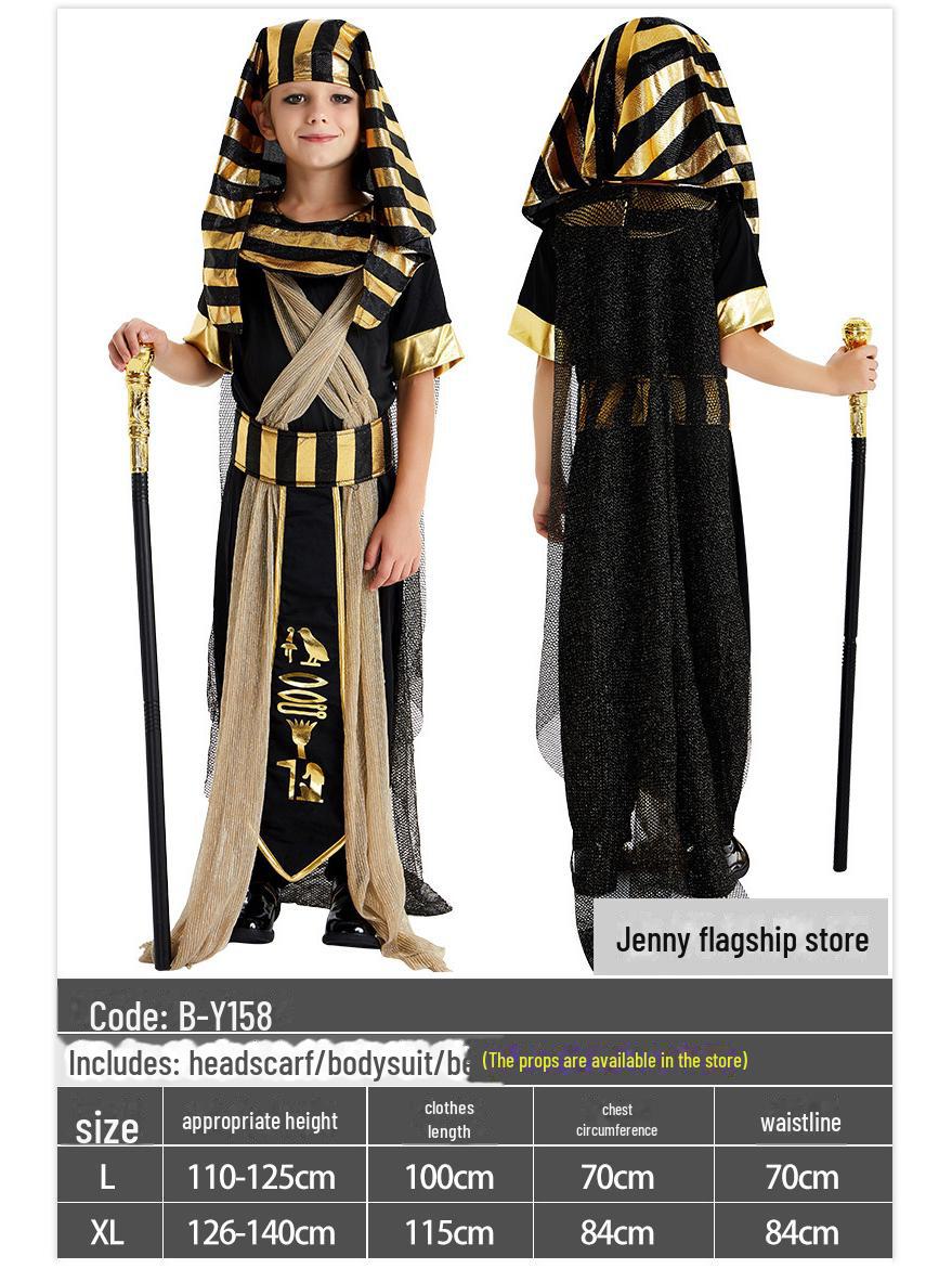 

Детский египетский костюм: Косплей Клеопатры и Фараона для греческих принцев и принцесс XL