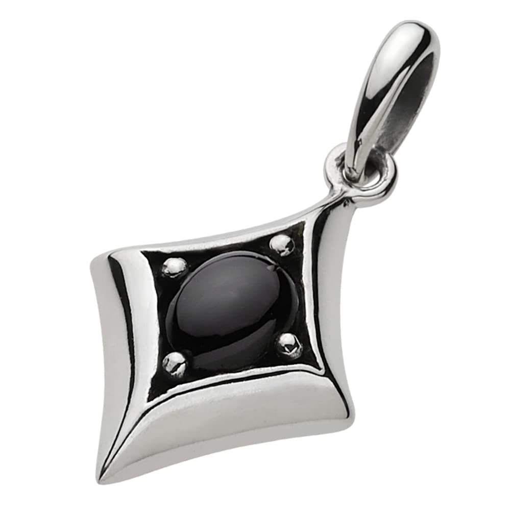 

Stone Diamond Pendant Garnet fp0127 [Figmart] [Silver Accessory]