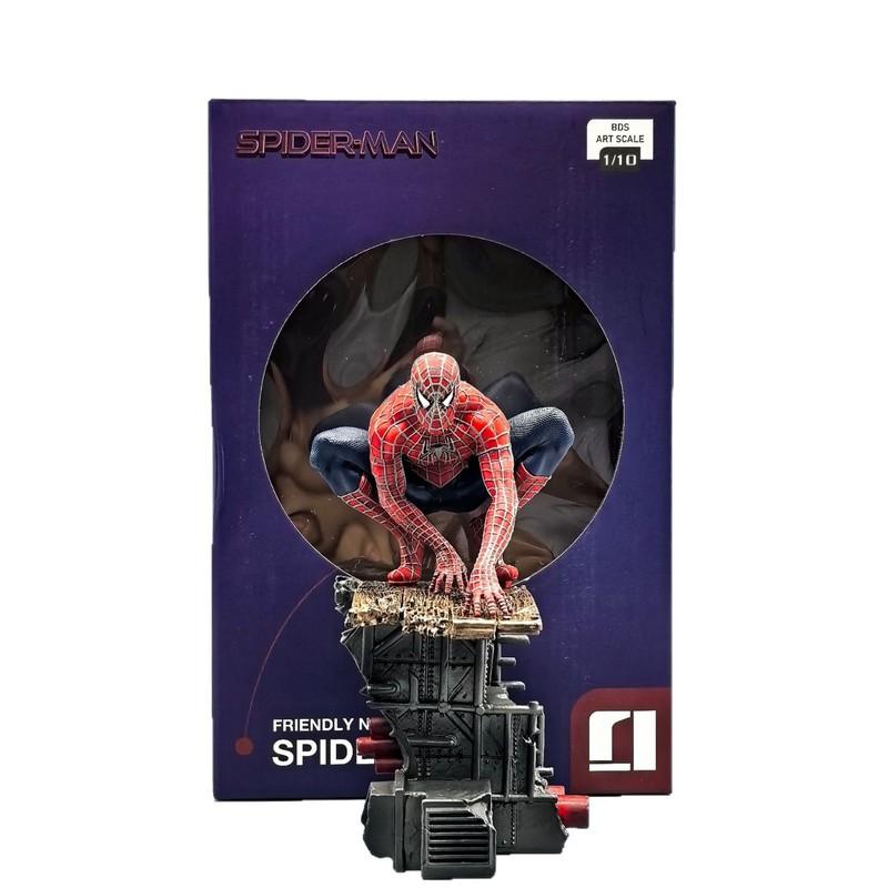 Three generations in the same frame GK Super hero Spider Man Series Avengers Yamaguchi Style Figurine Spider Man Model Gifts