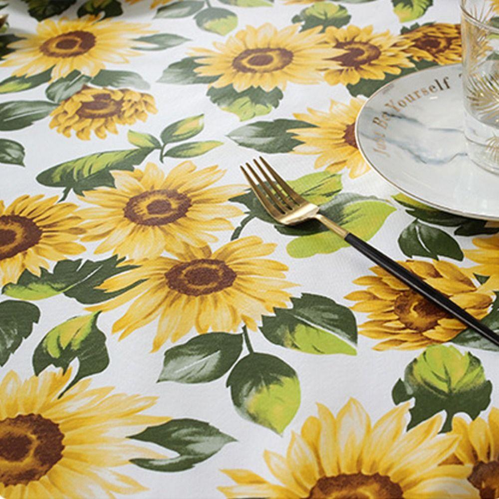 Oil-proof Table Cover PVC Table Decor Cloth Easy To Clean Waterproof Tablecloth  Table Decorations