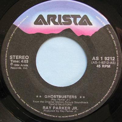 7inch Record RAY PARKER JR. - Ghostbusters AS19212 Arista 1984 Canada Soul/Funk Used