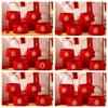 Red Candy Storage Bag Felt Gift Bags Joyful New Year Handheld  Fruit Basket  Party Decor