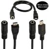Micros USB 5P Adapter Cable 3.5mm Female Audios Cable Cord for Clip Mics Microphones Convert Adapter Wire