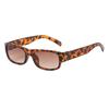 UV400 Protection Black Shades Narrow Square Frame Driving Glasses  for Women Men