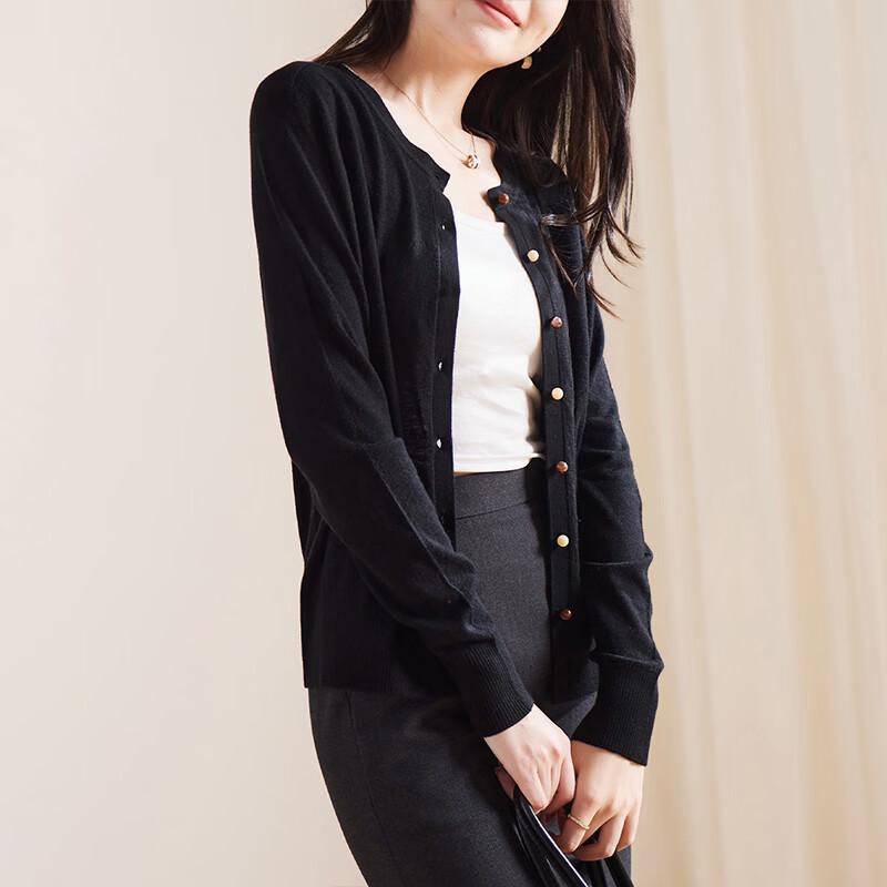 SOFSIL Women s Round Neck Knit Cardigan XL