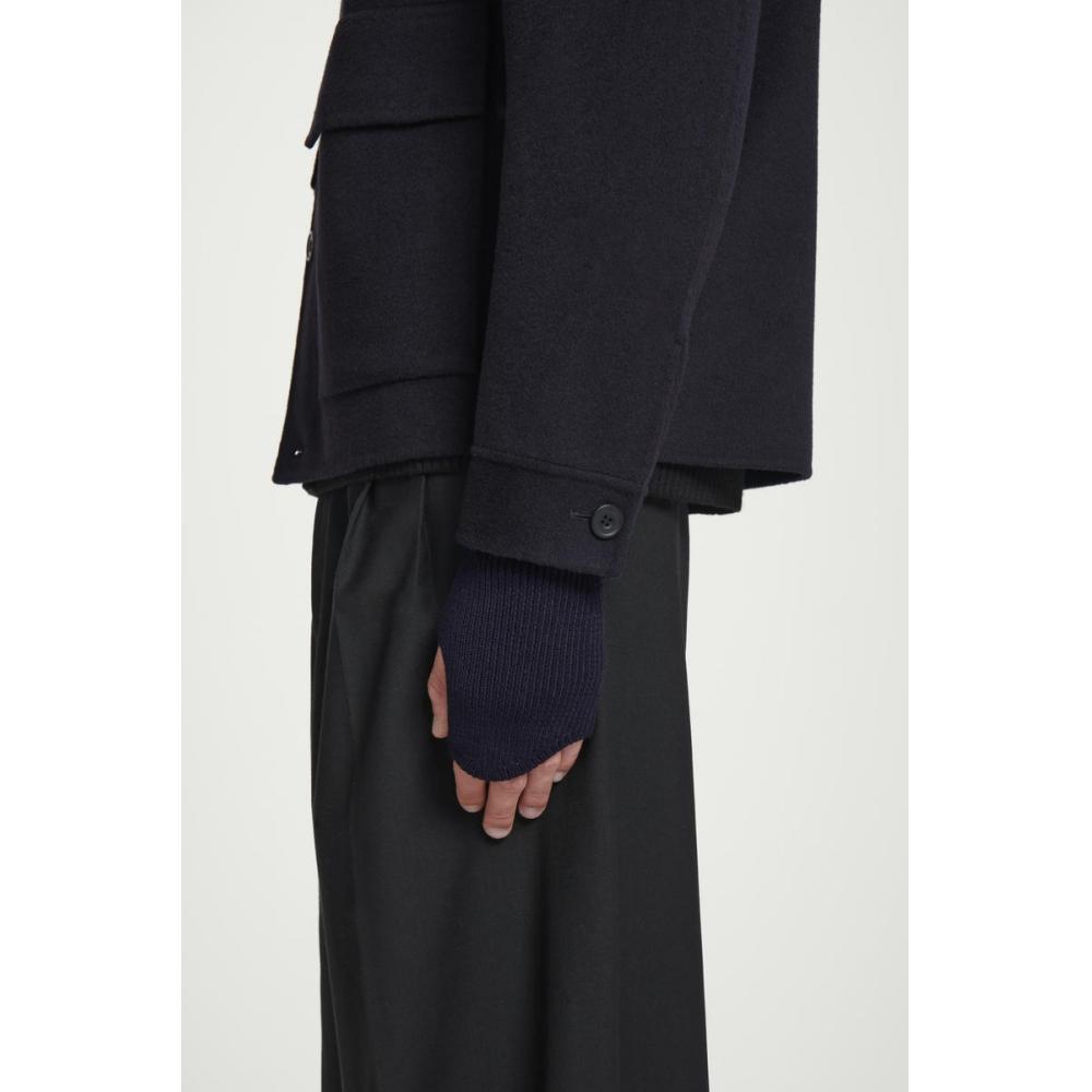 

Перчатки без пальцев из шерсти мериноса Cos Japan navy/ONESIZE