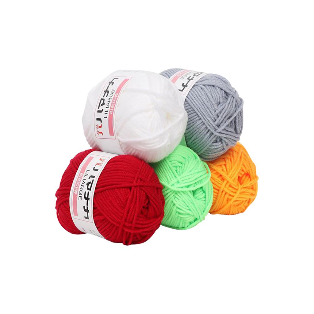 Filato di Cotone Lattiginoso a 4 capi Per Maglioni, Scarpe, Cappelli per Neonati e Bambini, e Uncinetto Fai-da-te.