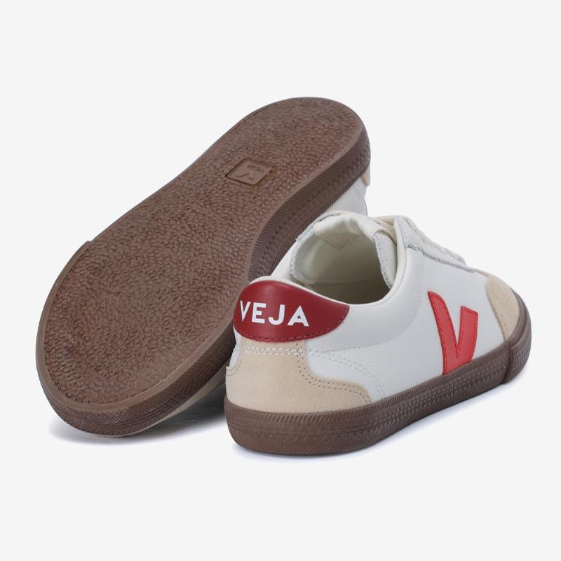 Veja Unisex Leather Sneakers Volley Svju241vo20 533