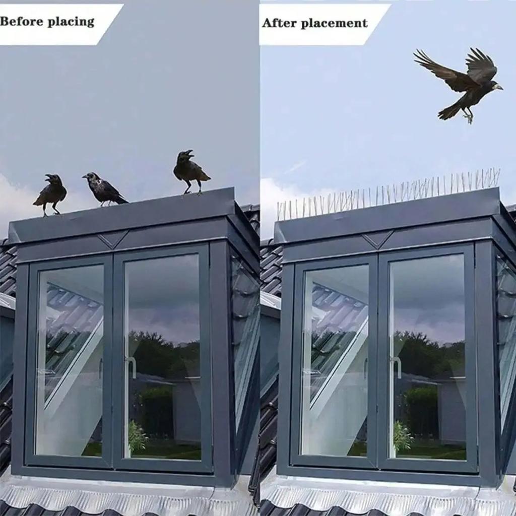 Kolce na gołębie Stal nierdzewna Odstraszacz ptaków Zestaw Odstraszający Anty ptak Gołąb Wiewiórki Koty Odstraszacz na ogród Płot Dach